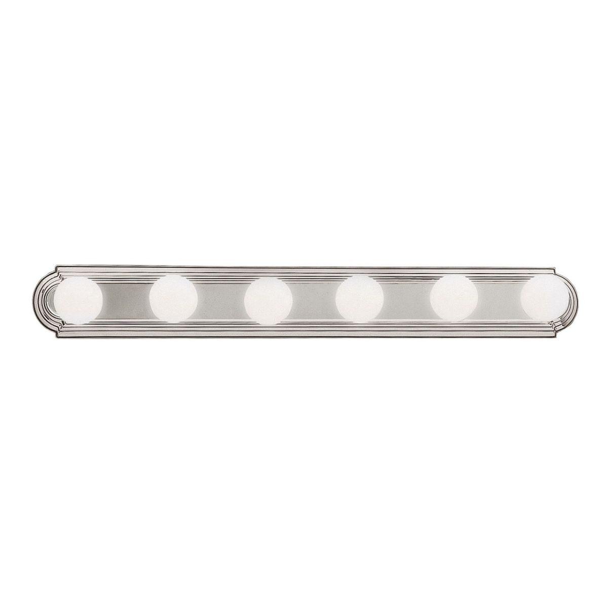 36 In. 6 Lights Bath Bar Nickel Finish - Bees Lighting