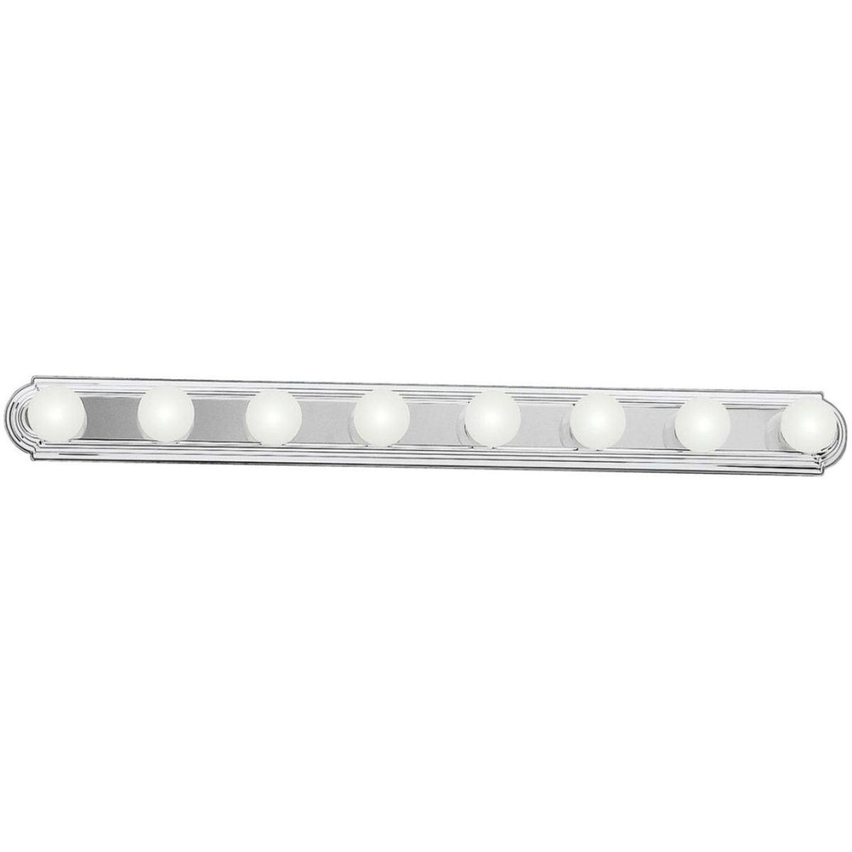 48 In. 8 Lights Bath Bar Chrome Finish - Bees Lighting