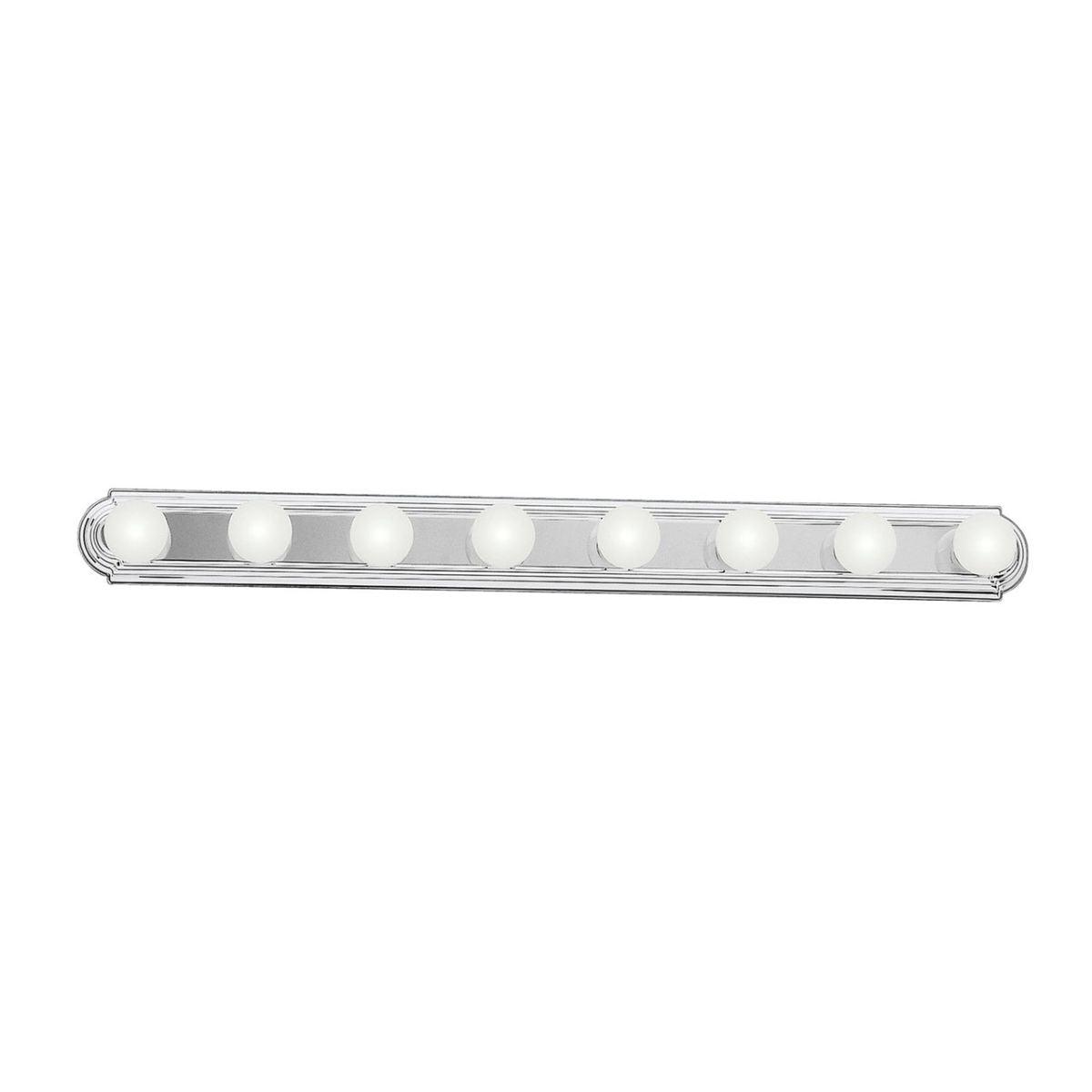 48 In. 8 Lights Bath Bar Chrome Finish - Bees Lighting