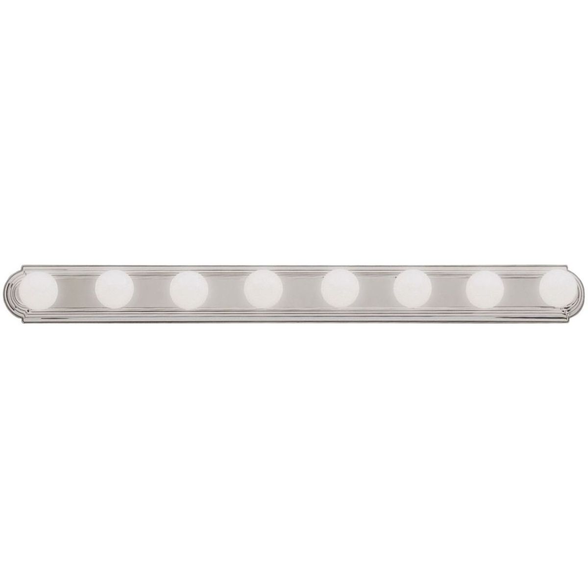 48" 8-Light Bath Bar Nickel Finish - Bees Lighting