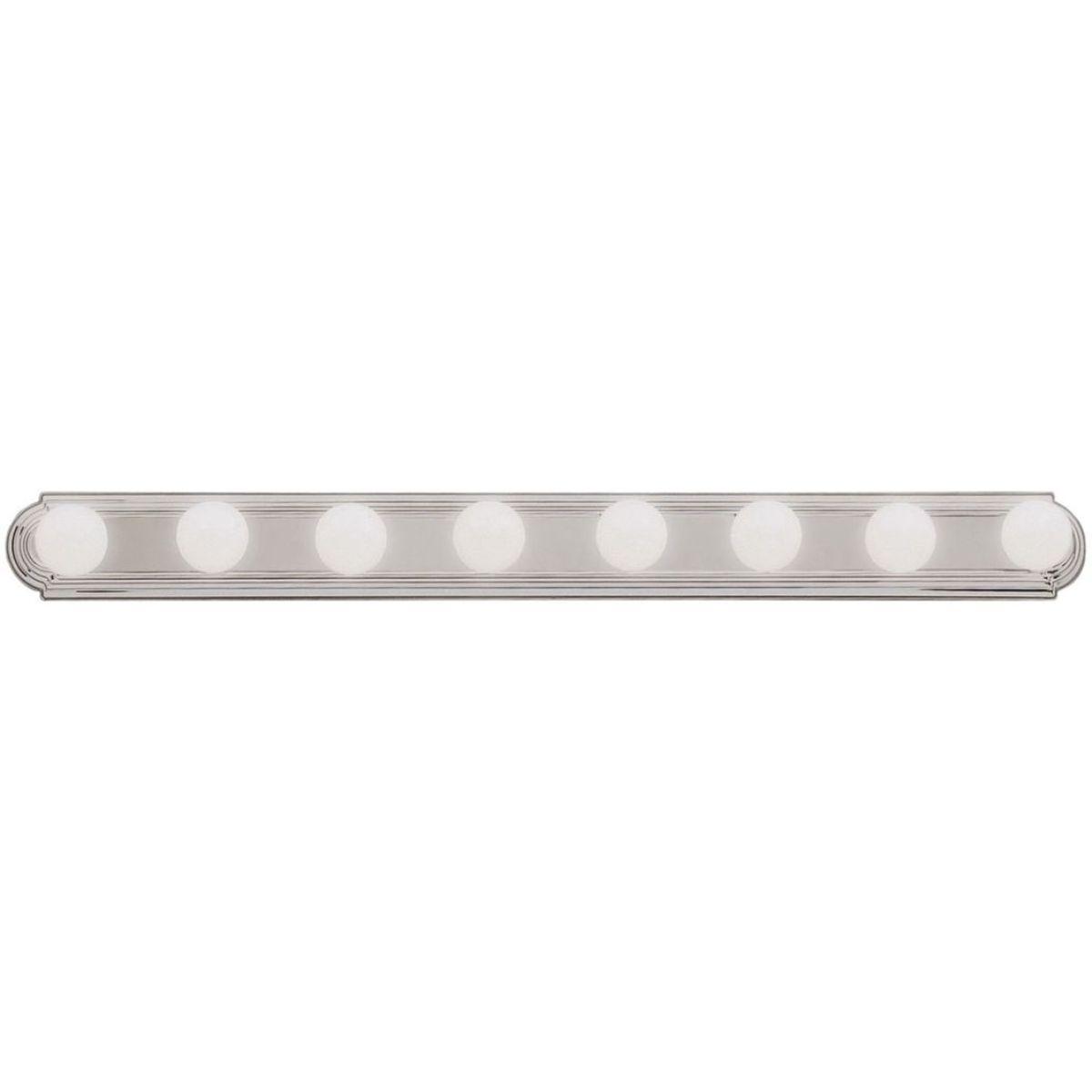 48 In. 8 Lights Bath Bar Nickel Finish - Bees Lighting