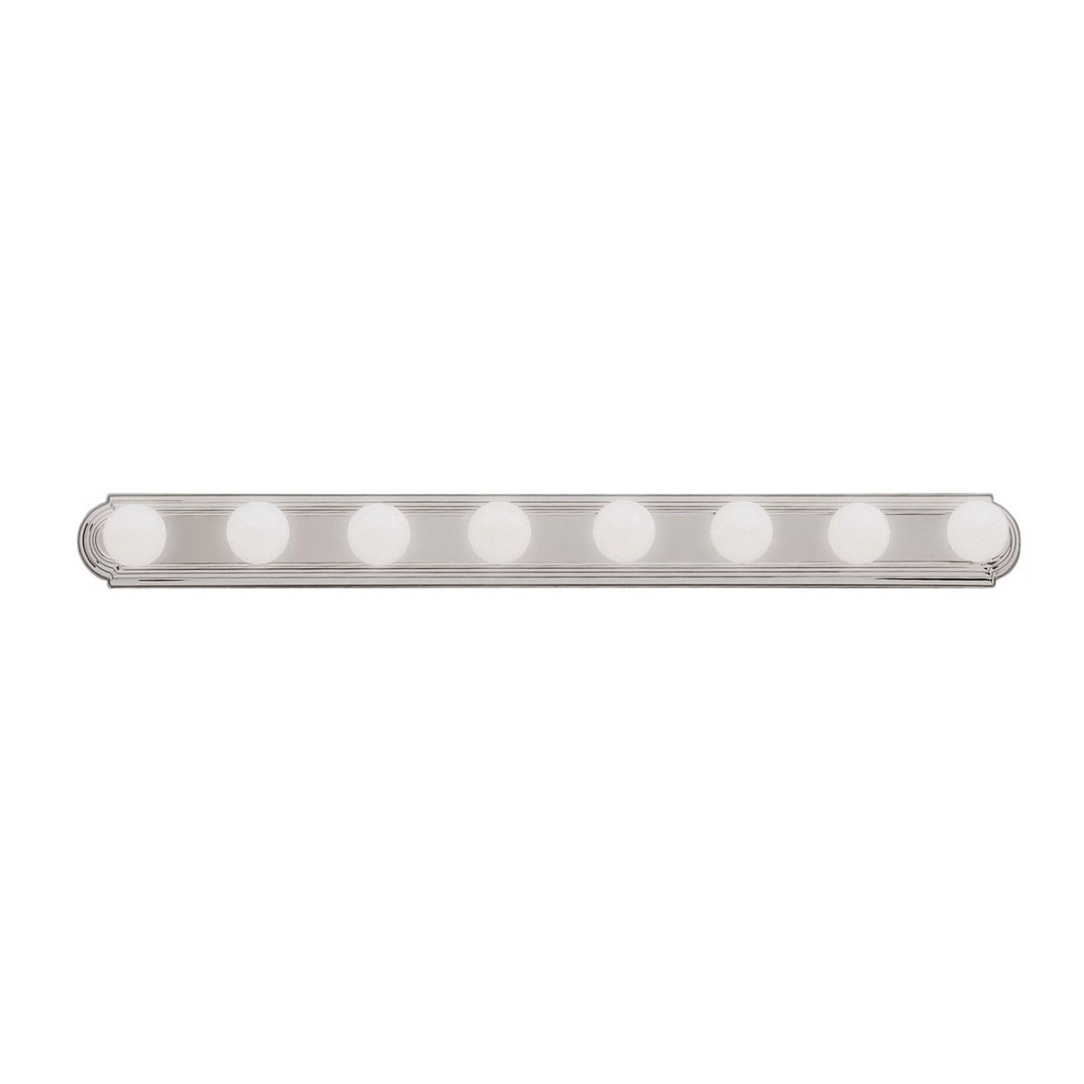 48" 8-Light Bath Bar Nickel Finish - Bees Lighting