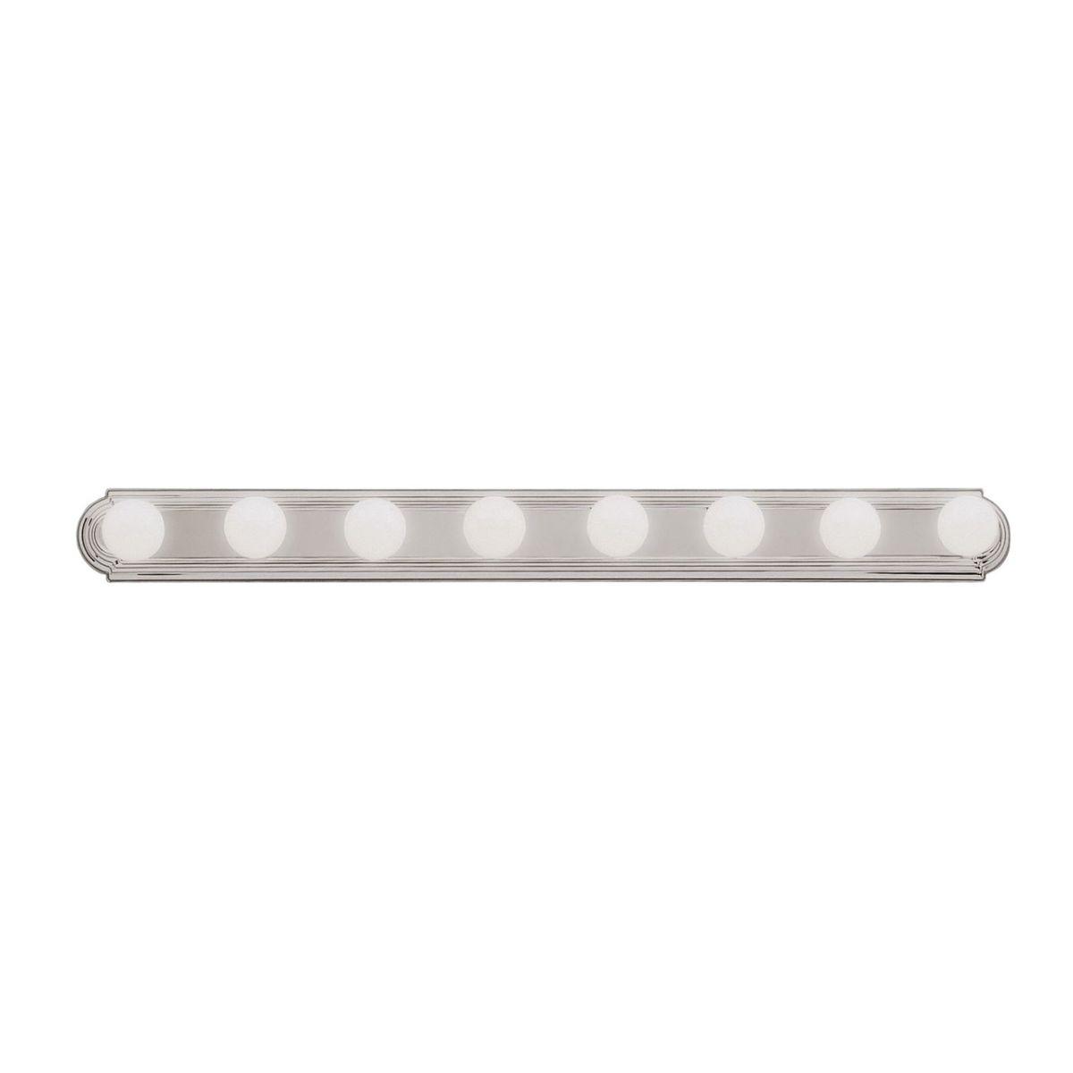 48 In. 8 Lights Bath Bar Nickel Finish - Bees Lighting