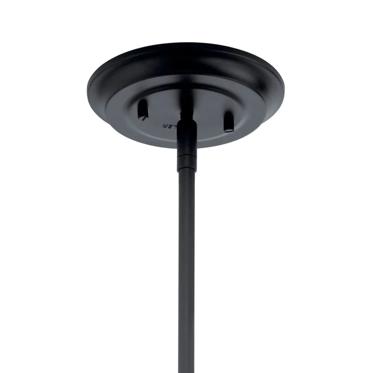 Elias 16" 1-Light Convertible Pendant Light with Metal Dome Shade, Black Finish - Bees Lighting