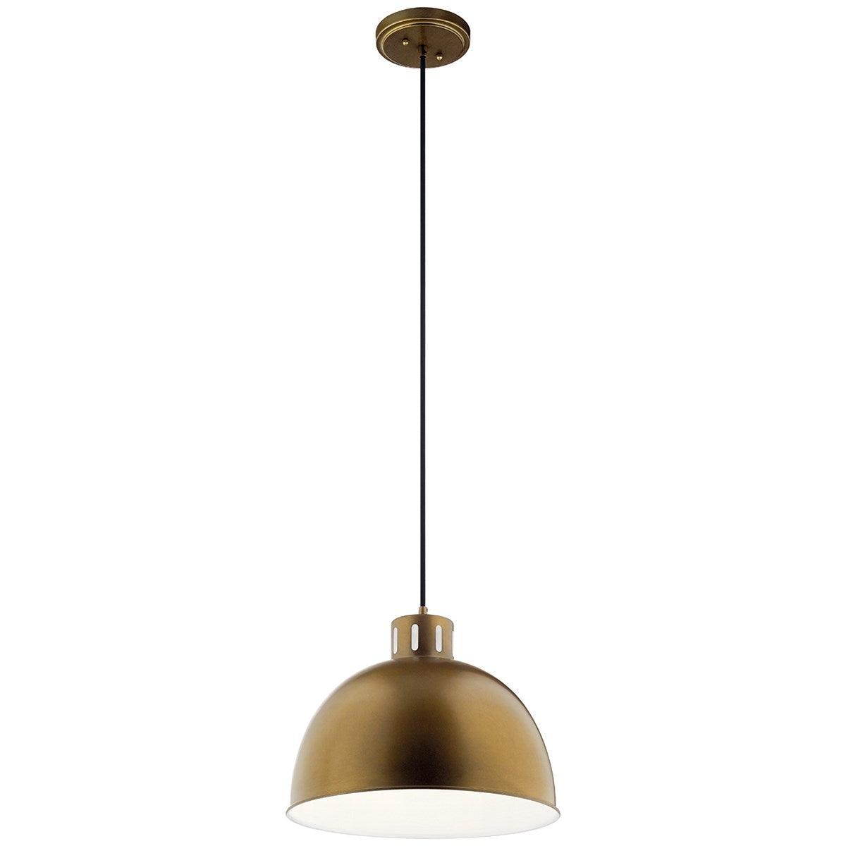 Zailey 16 in. Pendant Light Natural Brass Finish - Bees Lighting