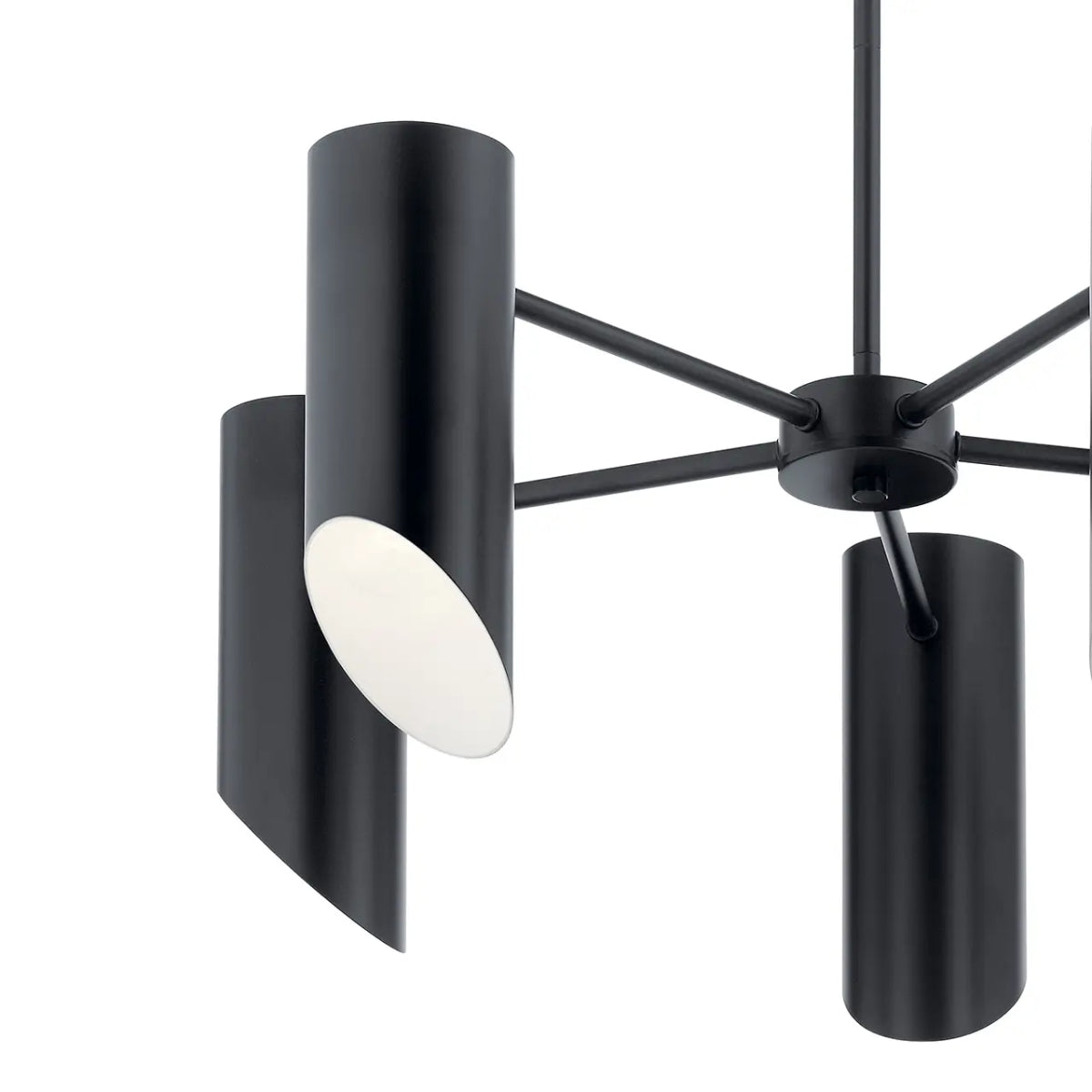 Trentino 26" 5-Light Chandelier, Black Finish - Bees Lighting