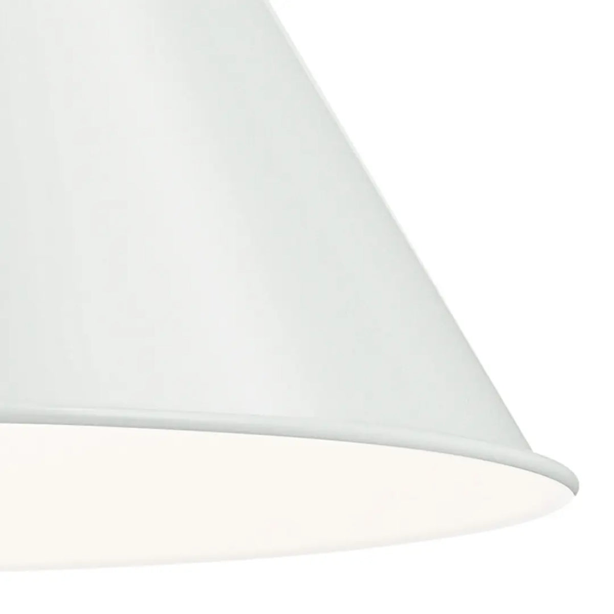 Zailey 16" 1-Light Pendant Light, White Finish - Bees Lighting