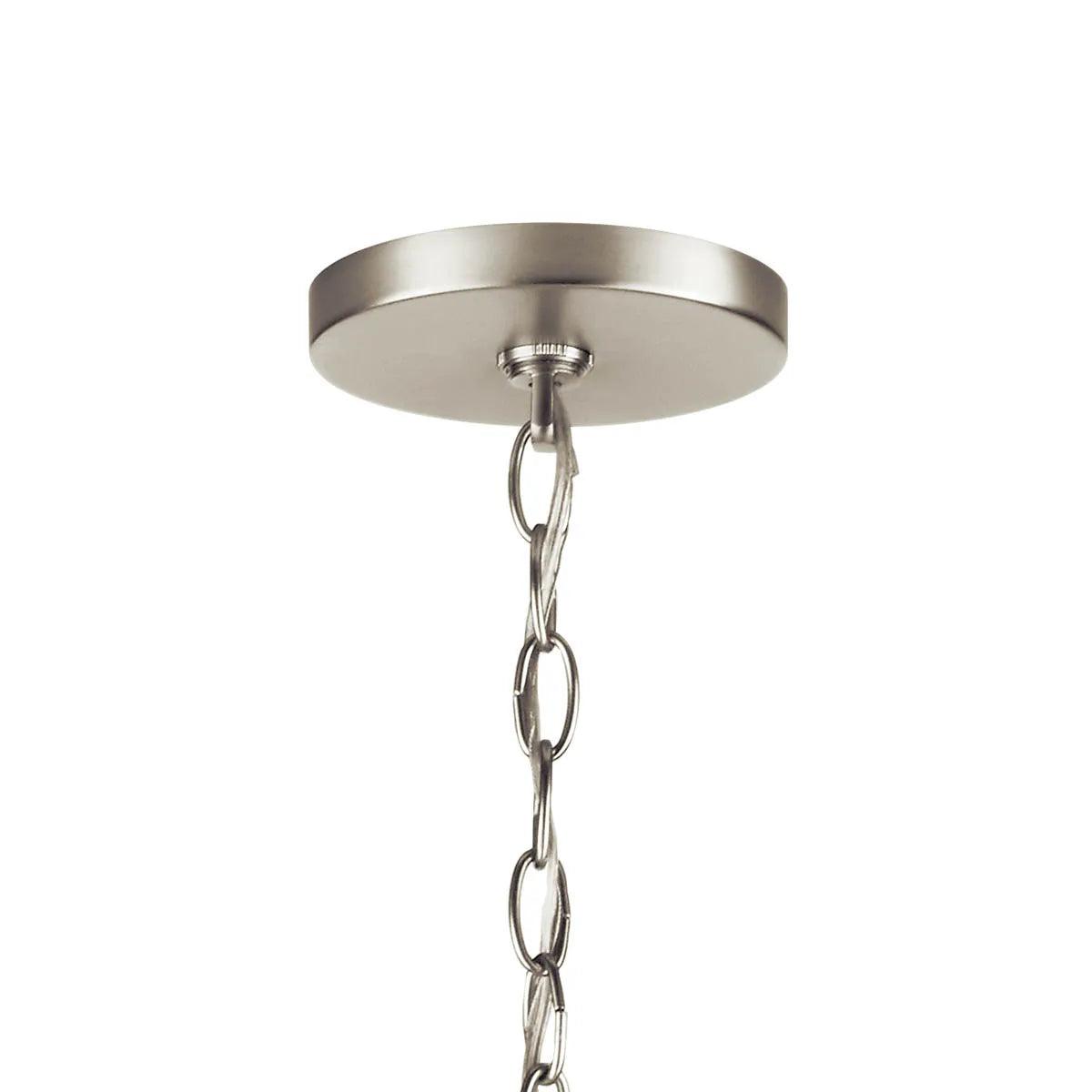 Capitol Hill 35" 12-Light Chandelier Multi-Tier, Brushed Nickel Finish - Bees Lighting