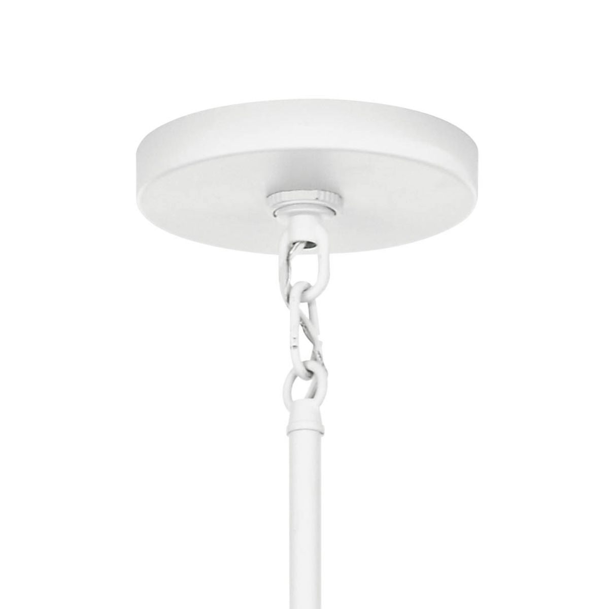 Armand 26 in. 8 Lights Chandelier White finish