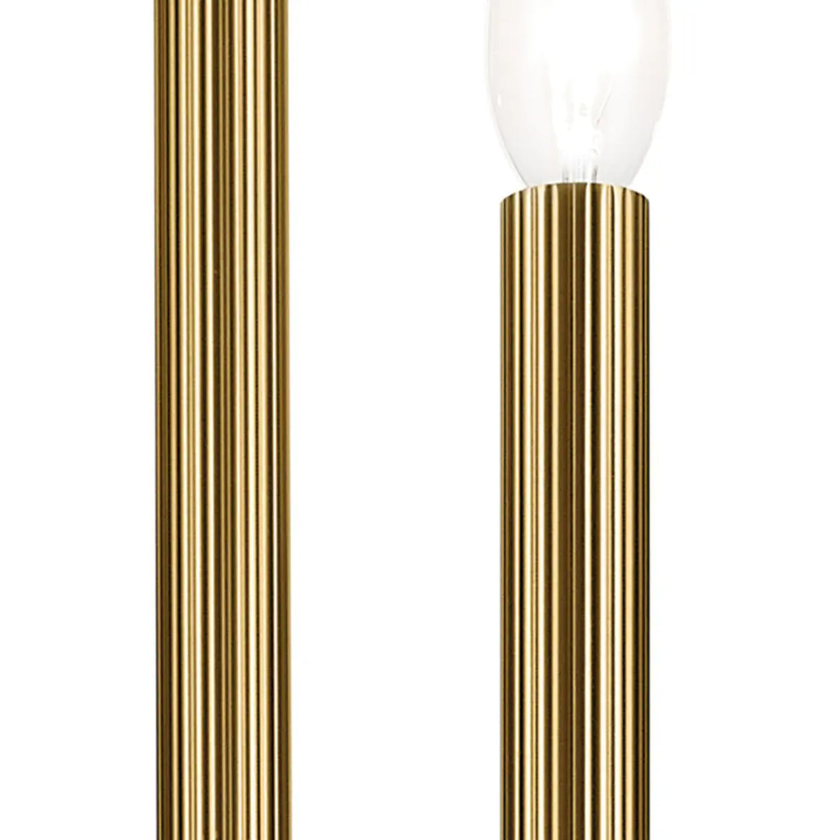 Tolani 26" 4-Light Chandelier, Brushed Natural Brass Finish - Bees Lighting