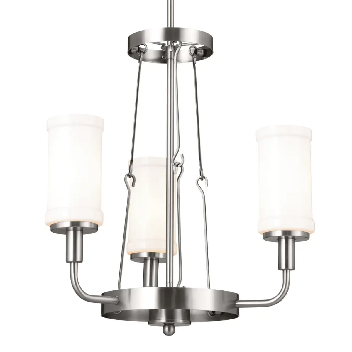 Vetivene 21" 3-Light Chandelier, Classic Pewter Finish - Bees Lighting