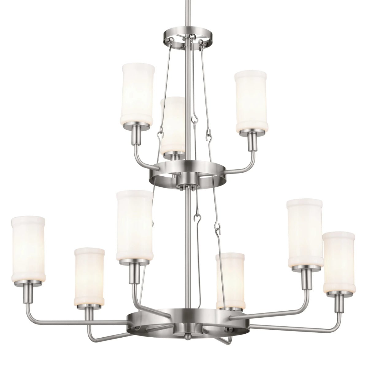 Vetivene 40" 9-Light Chandelier, Classic Pewter Finish - Bees Lighting