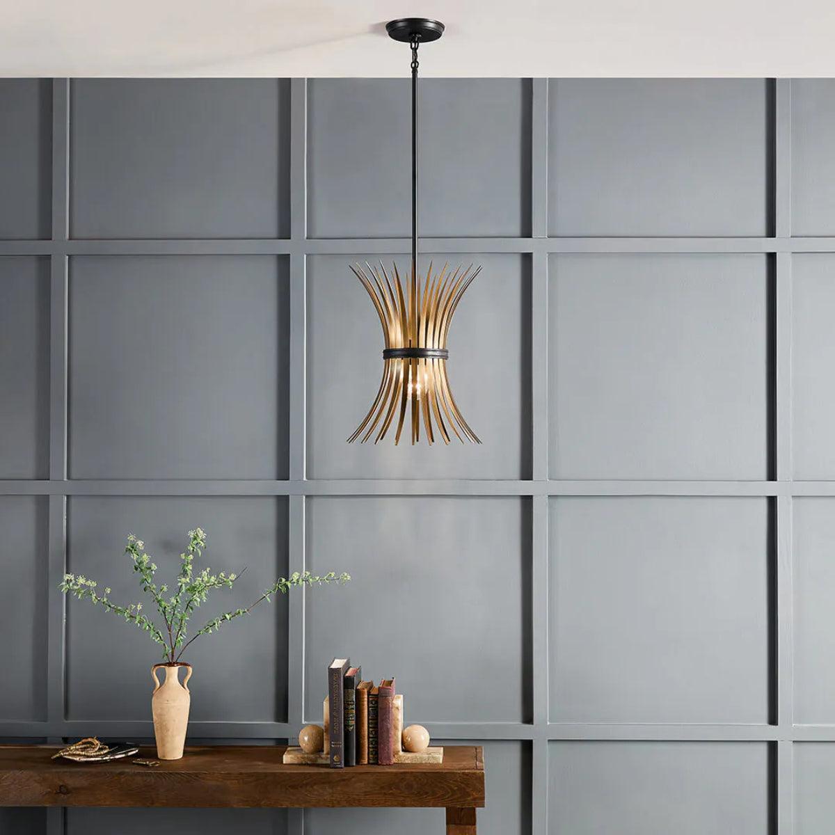 Baile 16" 1-Light Mini Pendant Light, Black Finish - Bees Lighting