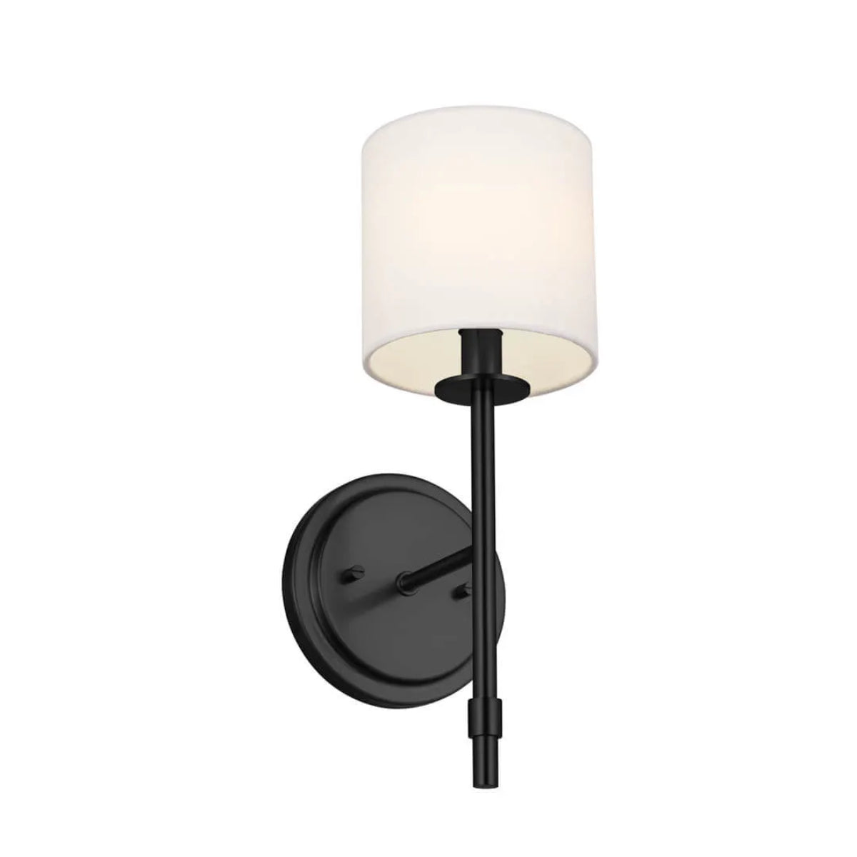 Ali 14" 1-Light Wall Sconce, Black Finish - Bees Lighting