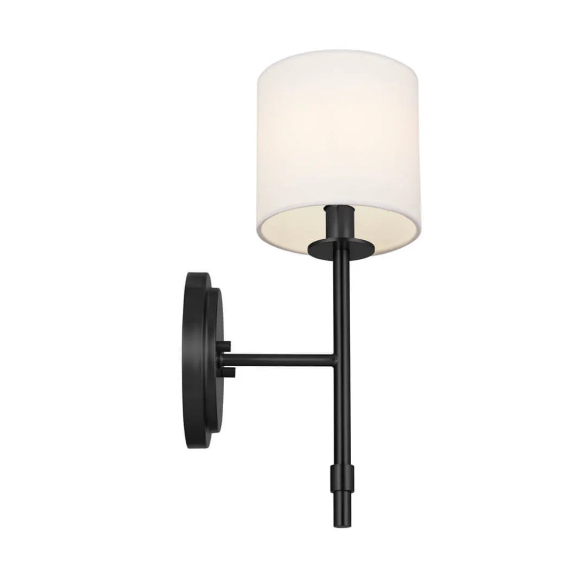 Ali 14" 1-Light Wall Sconce, Black Finish - Bees Lighting