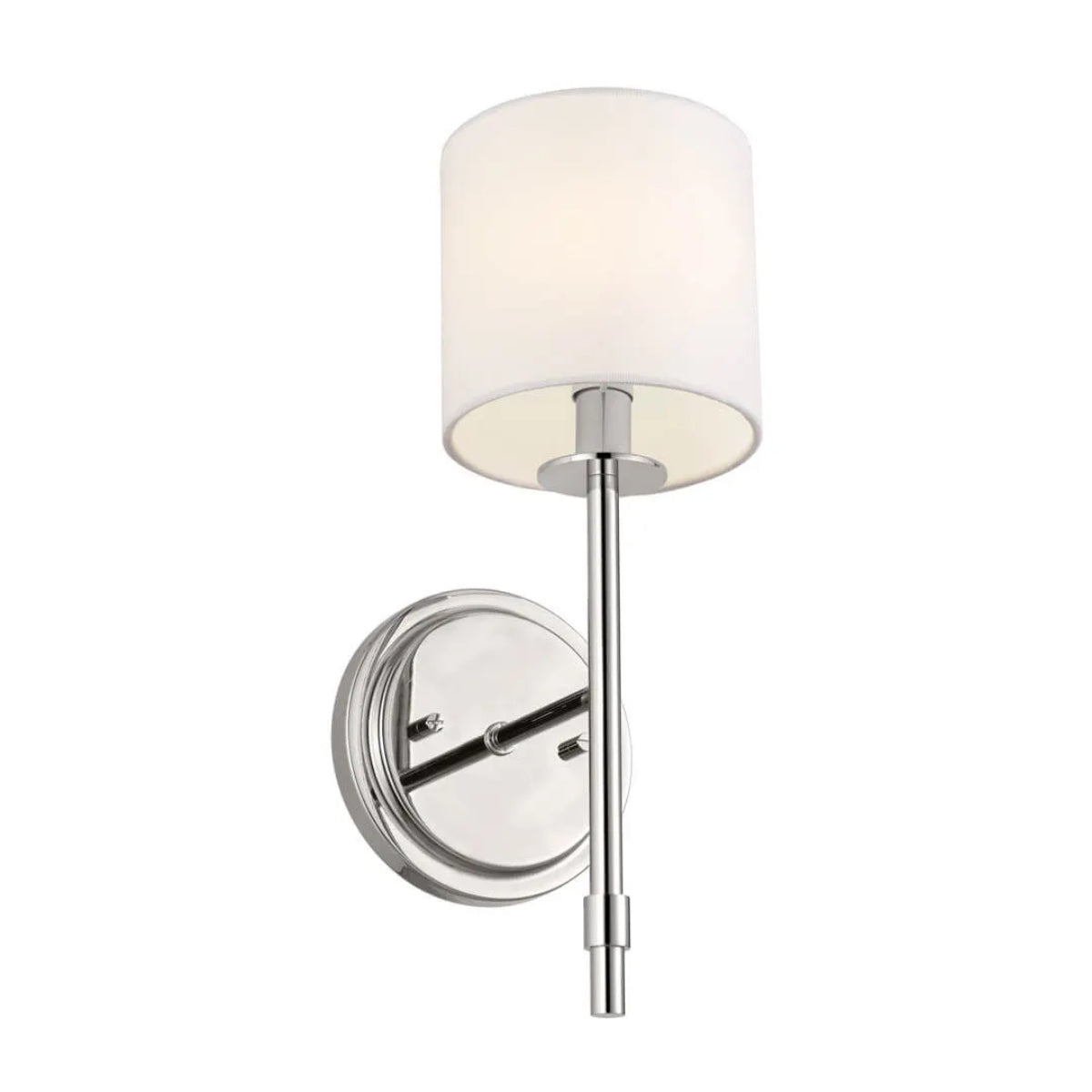 Ali 14" 1-Light Wall Sconce, Polished Nickel Finish - Bees Lighting