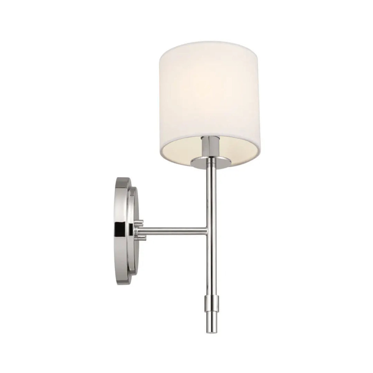 Ali 14" 1-Light Wall Sconce, Polished Nickel Finish - Bees Lighting