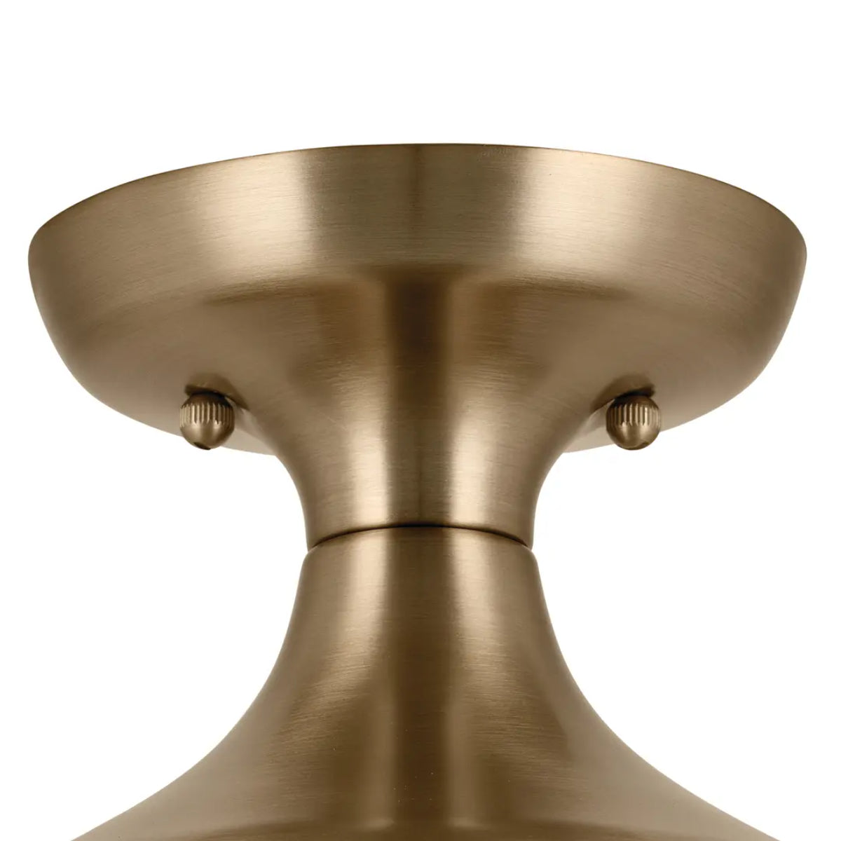 Sisu 8" 1-Light Semi-Flush Mount Light, Champagne Bronze Finish - Bees Lighting