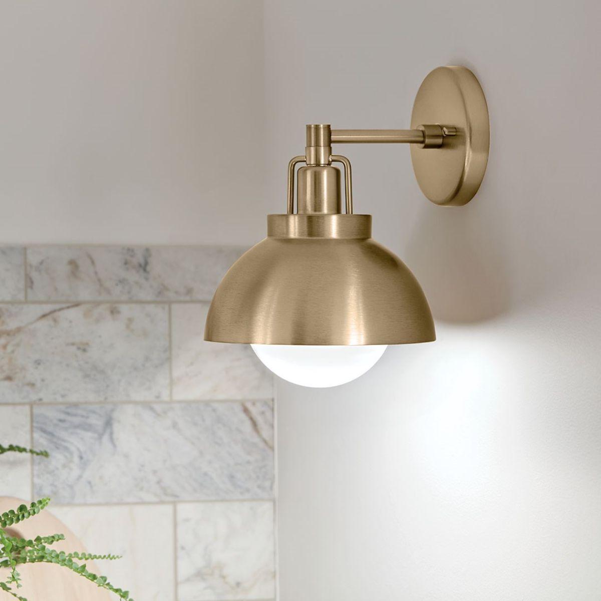 Niva 11 in. Semi-flush Mount Light Champagne Bronze Finish