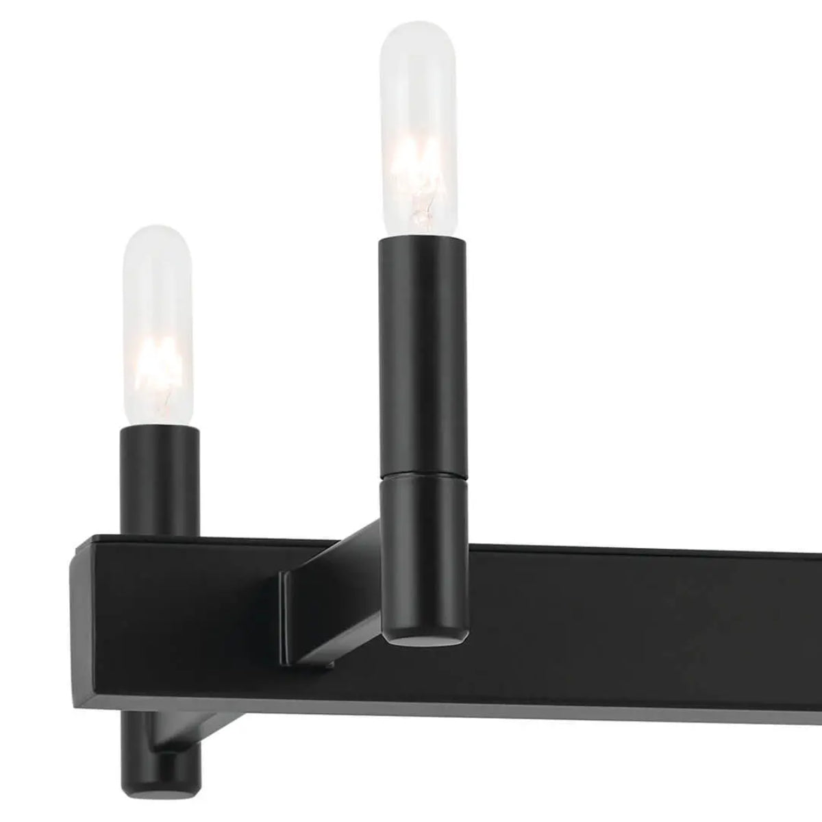 Erzo 50 in. 10 Lights Chandelier Black Finish