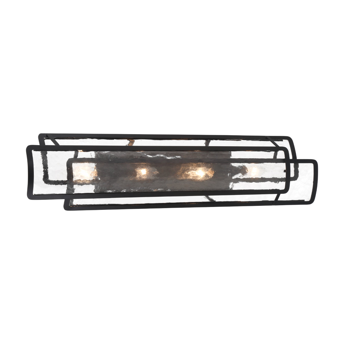 Bella Collina 36" 4 Lights Bathroom Vanity Light Black Finish