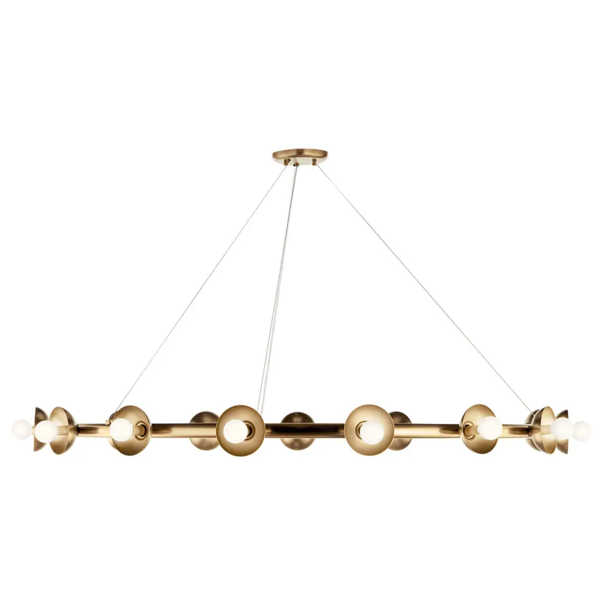 Palta 50" 15-Light Chandelier, Champagne Bronze Finish - Bees Lighting