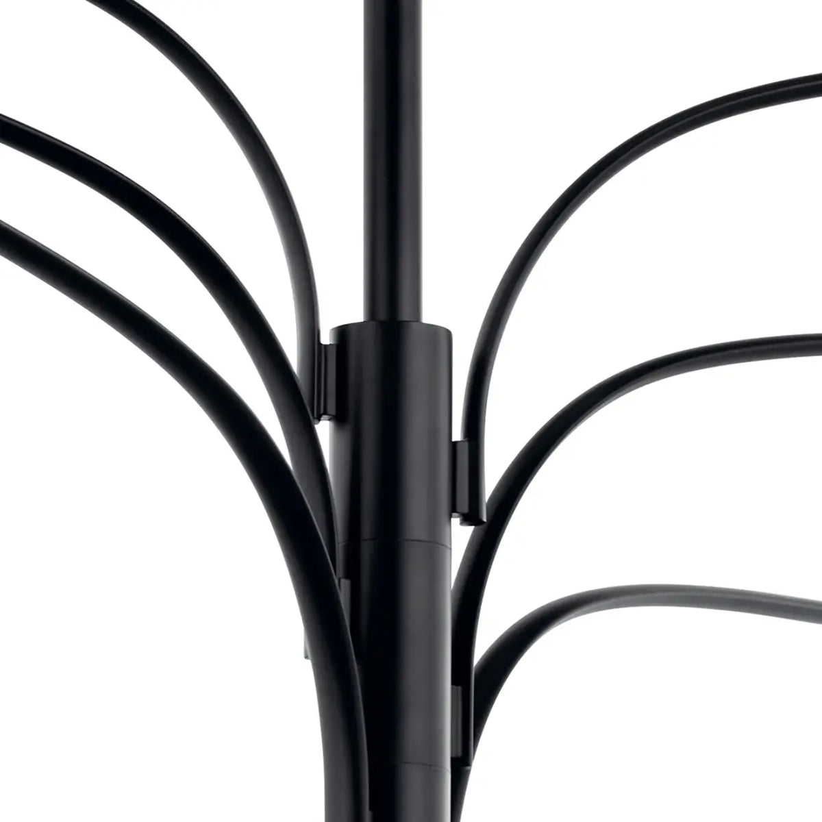 Livadia 47" 6-Light Chandelier, Black Finish - Bees Lighting