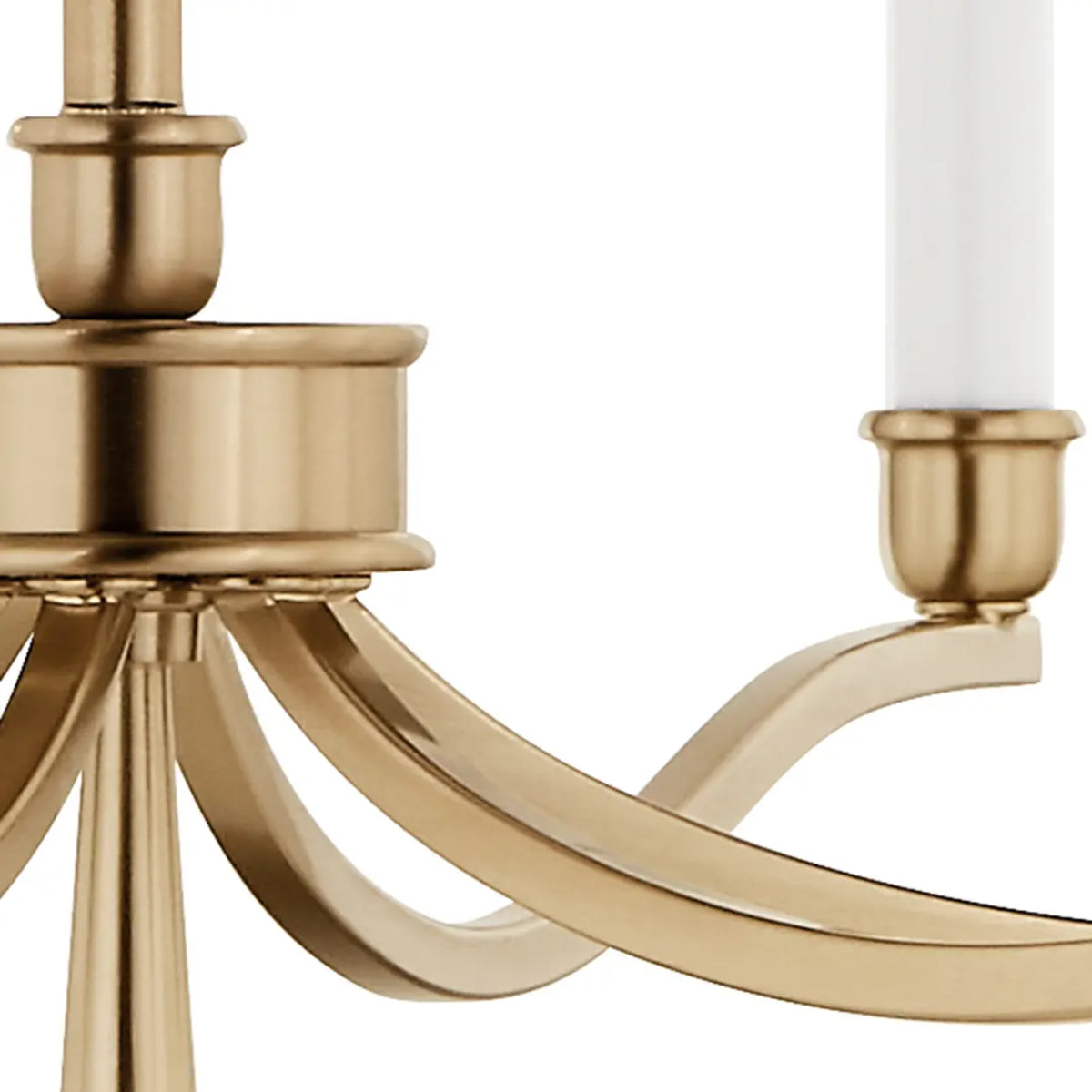 Malene 32" 6-Light Chandelier, Champagne Bronze Finish - Bees Lighting