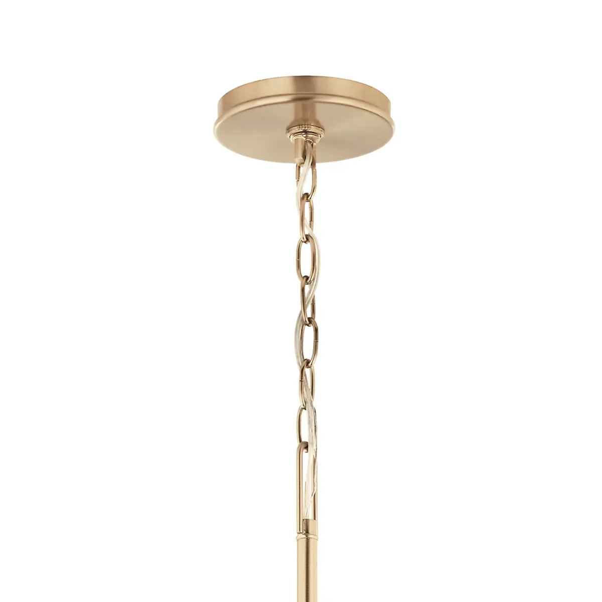 Malene 42" 6-Light Chandelier, Champagne Bronze Finish