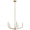 Madden 26" 5-Light Chandelier, Champagne Bronze Finish - Bees Lighting