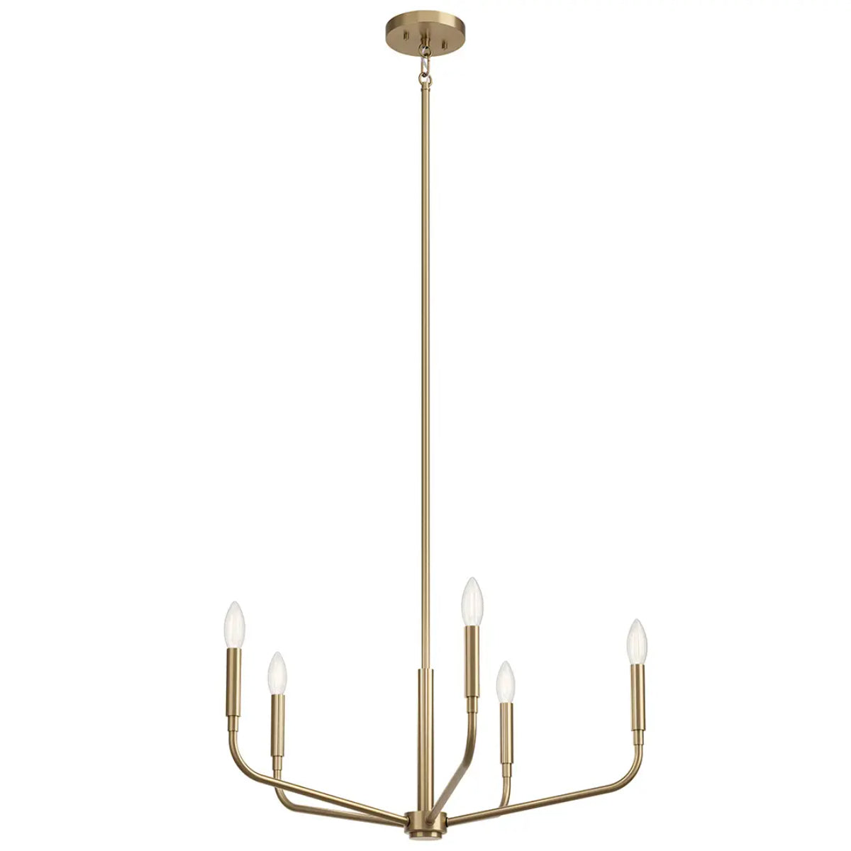 Madden 26" 5-Light Chandelier, Champagne Bronze Finish