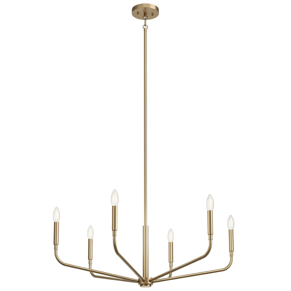 Madden 32" 6-Light Chandelier, Champagne Bronze Finish