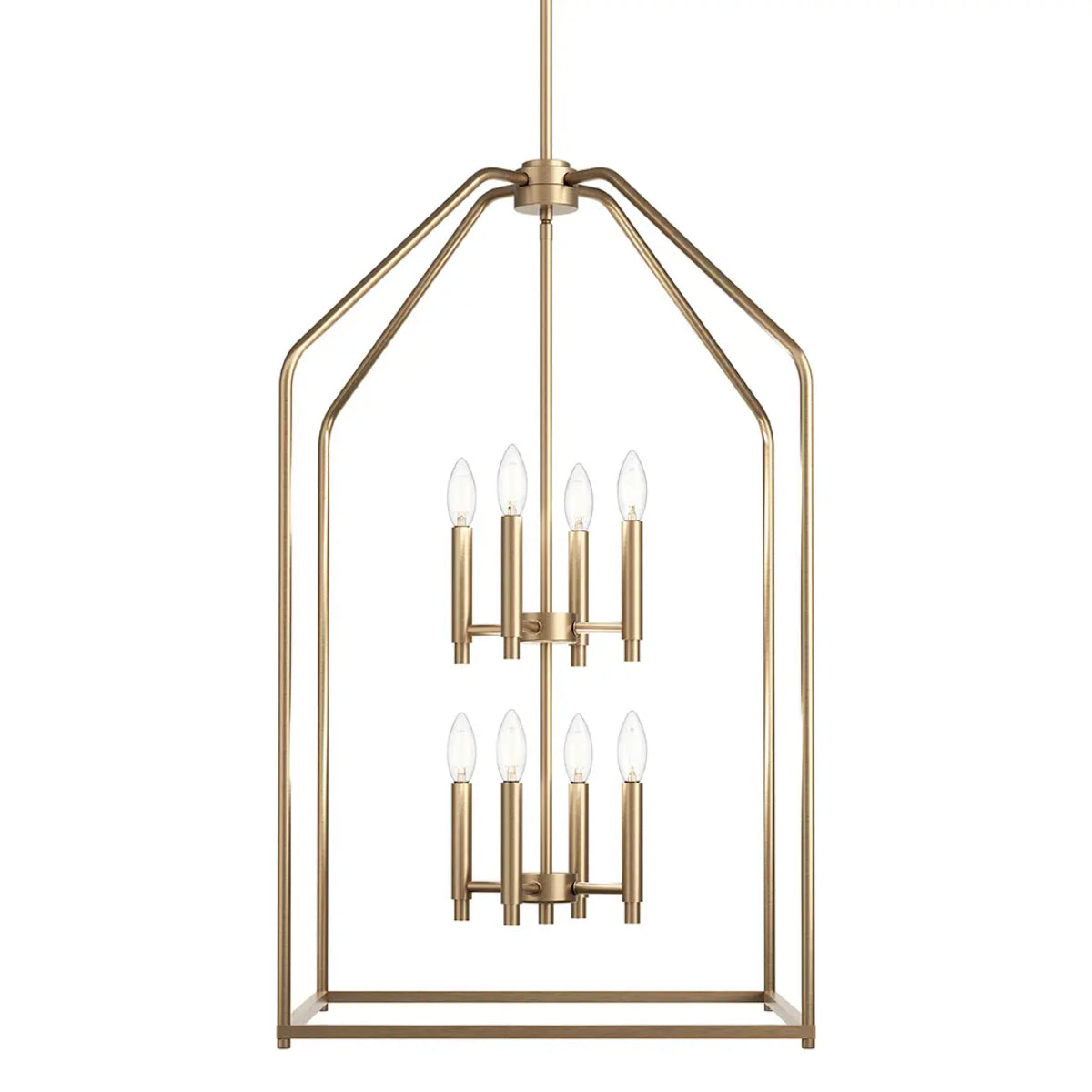 Madden 20" 8-Light Pendant Light, Champagne Bronze Finish - Bees Lighting