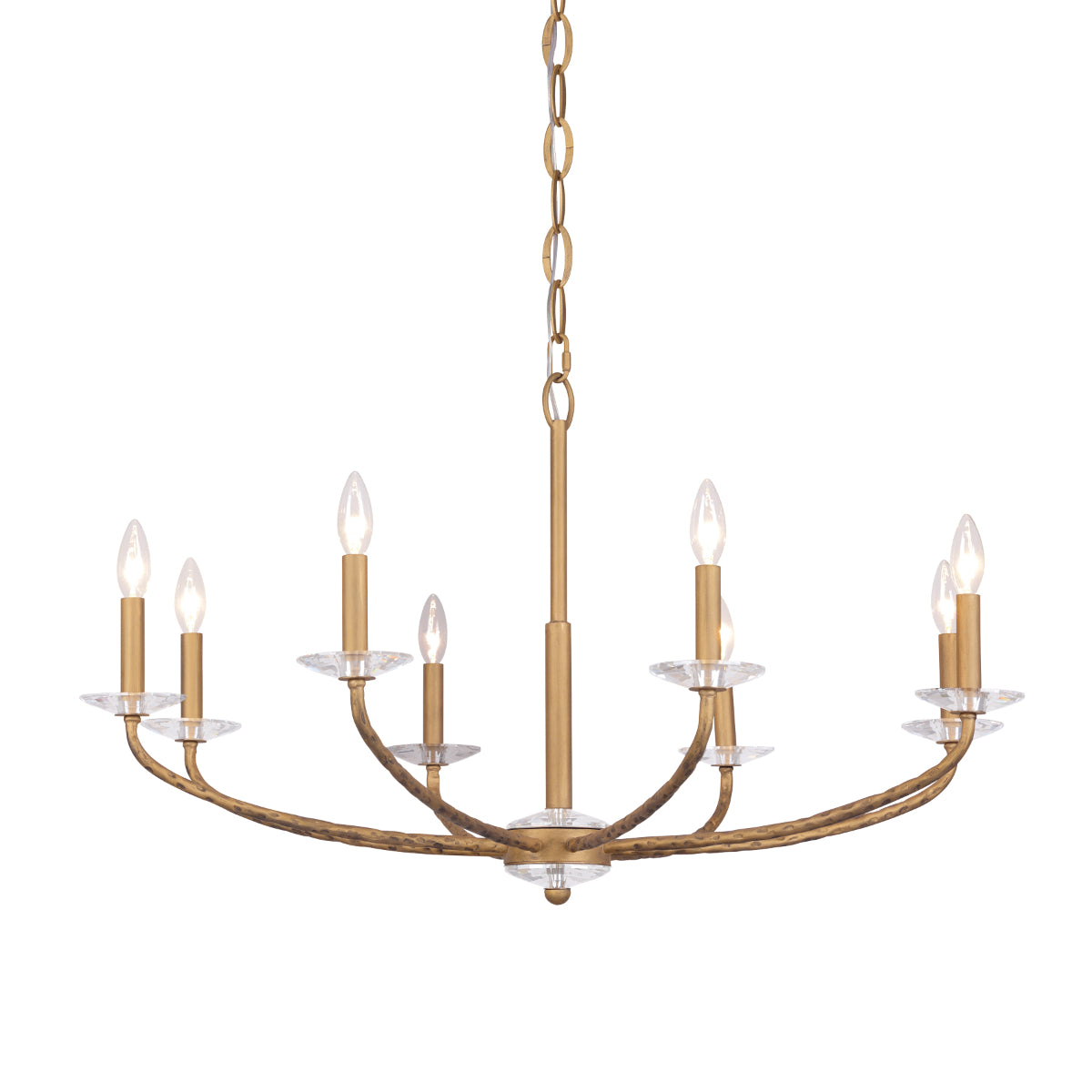 Atella Chandelier Gold Finish