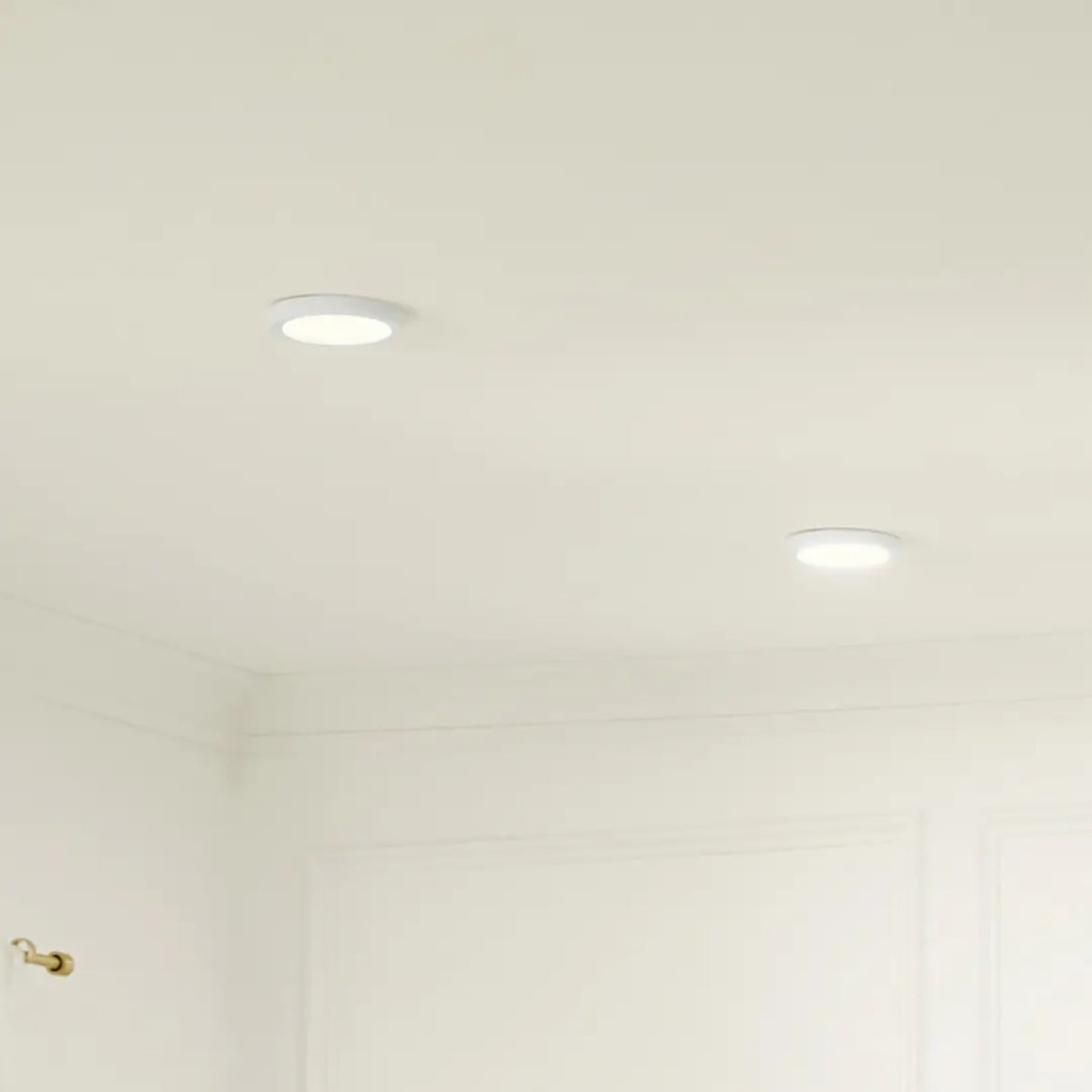 Ara 6" Round LED Flush Mount Light, White Finish - Bees Lighting