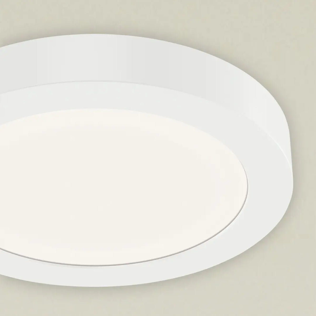 Ara 6" Round LED Flush Mount Light, White Finish - Bees Lighting