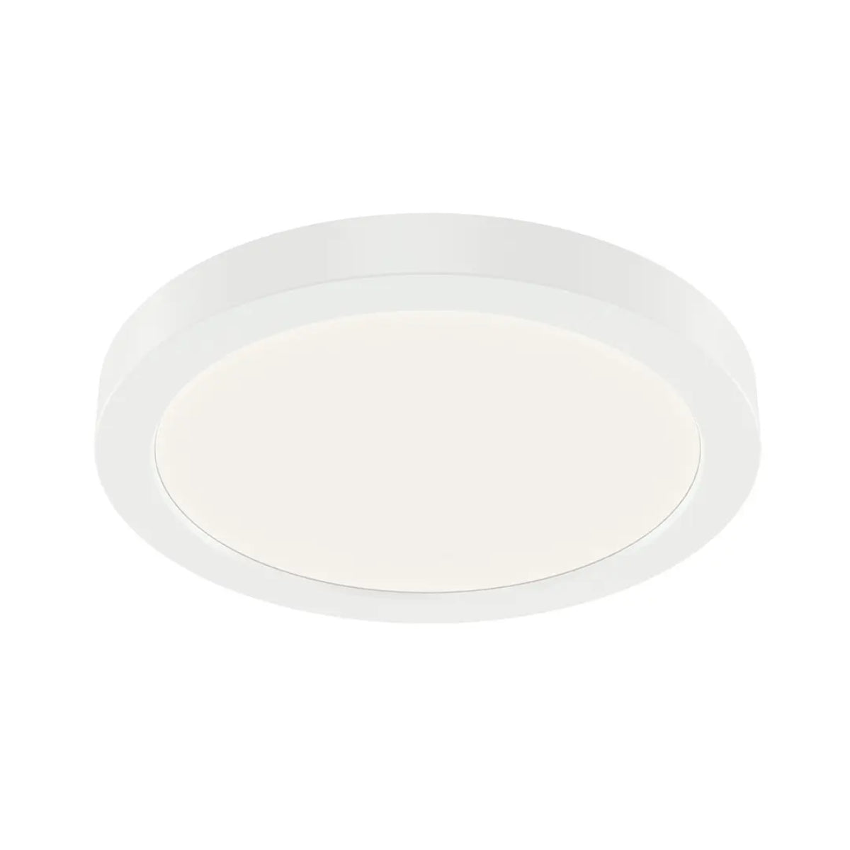 Ara 7" Round LED Flush Mount Light, White Finish