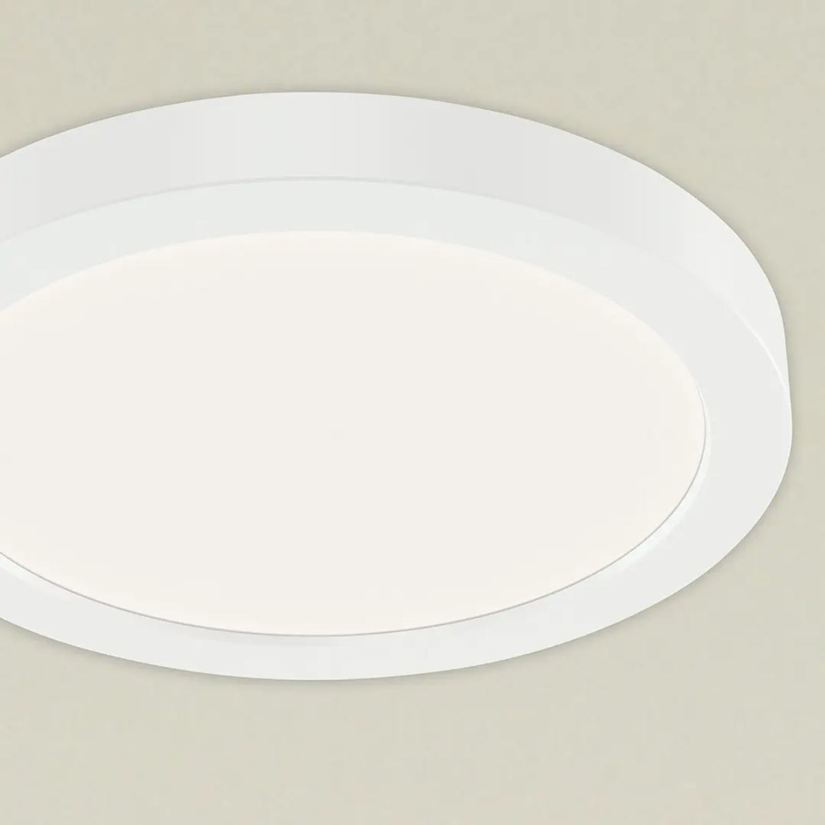 Ara 7" Round LED Flush Mount Light, White Finish