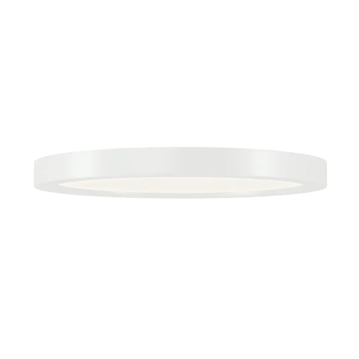 Ara 9" Round LED Flush mount Light, White Finish