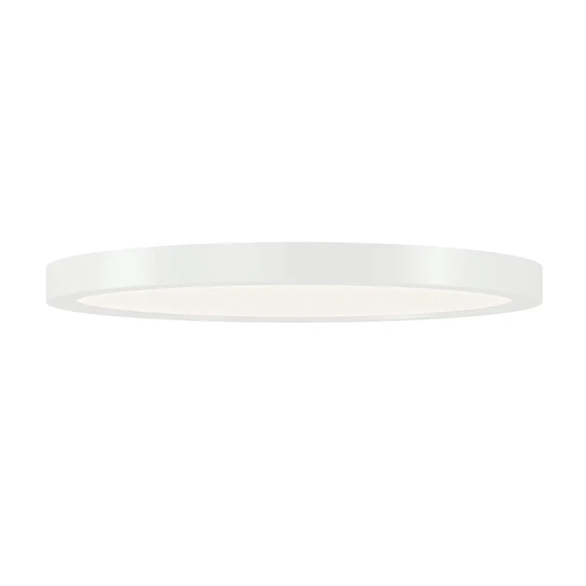 Ara 11" Round LED Flush mount Light, White Finish - Bees Lighting