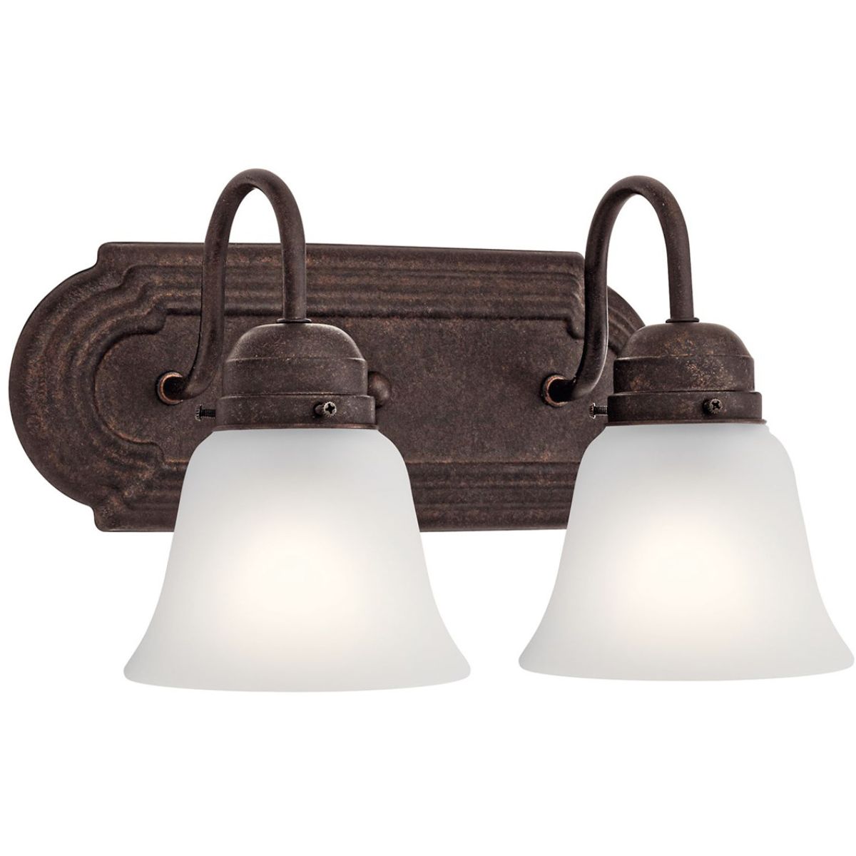 12" 2-Light Vanity Light Bronze Finish