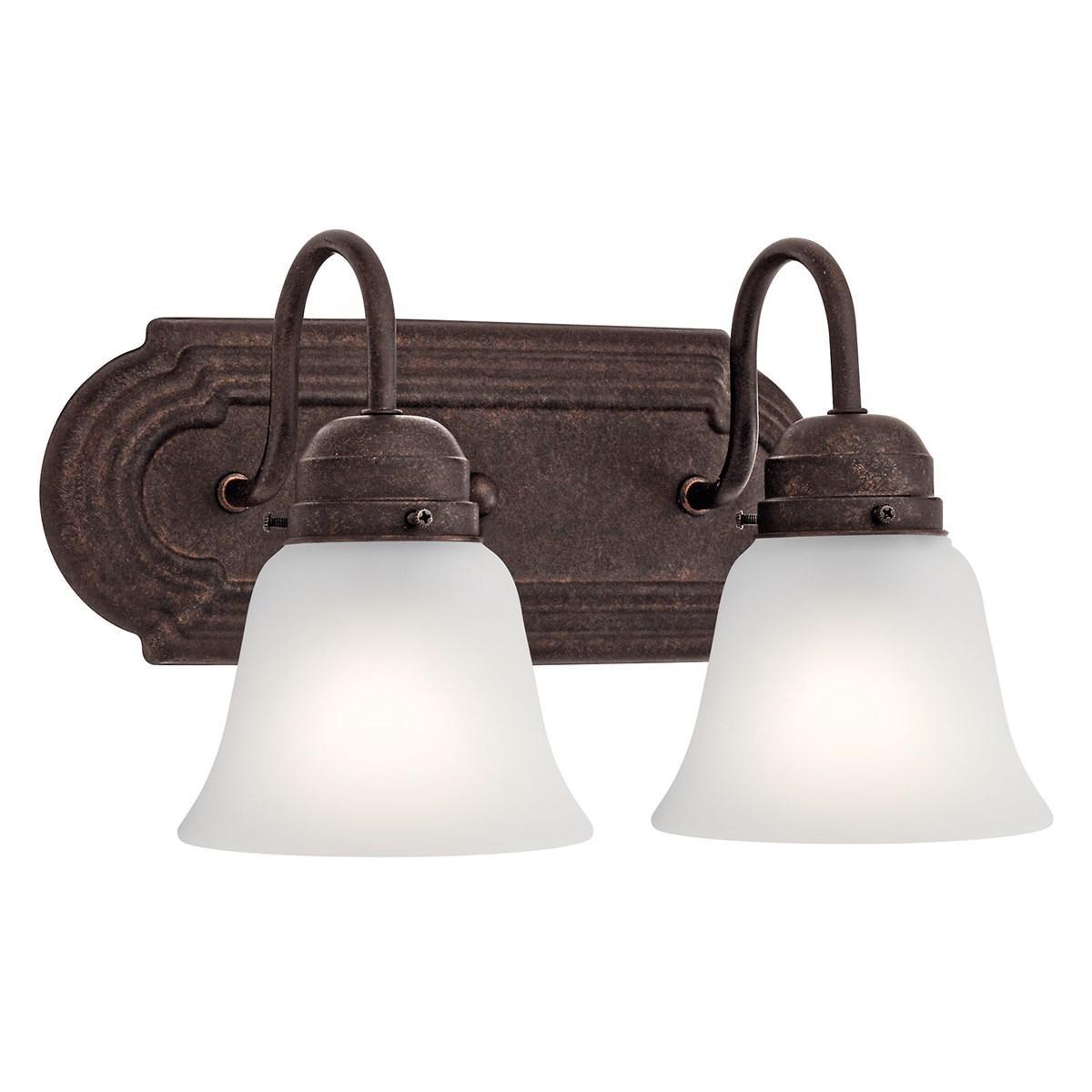 12 in. 2 Lights Vanity Light Bronze Finish - Bees Lighting