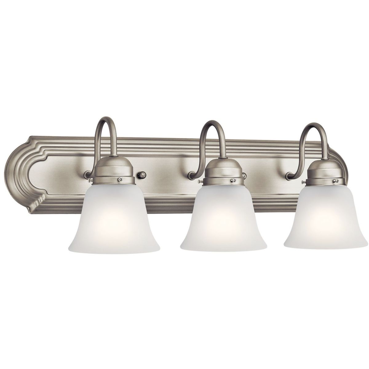 24 in. 3 Lights Vanity Light Nickel Finish