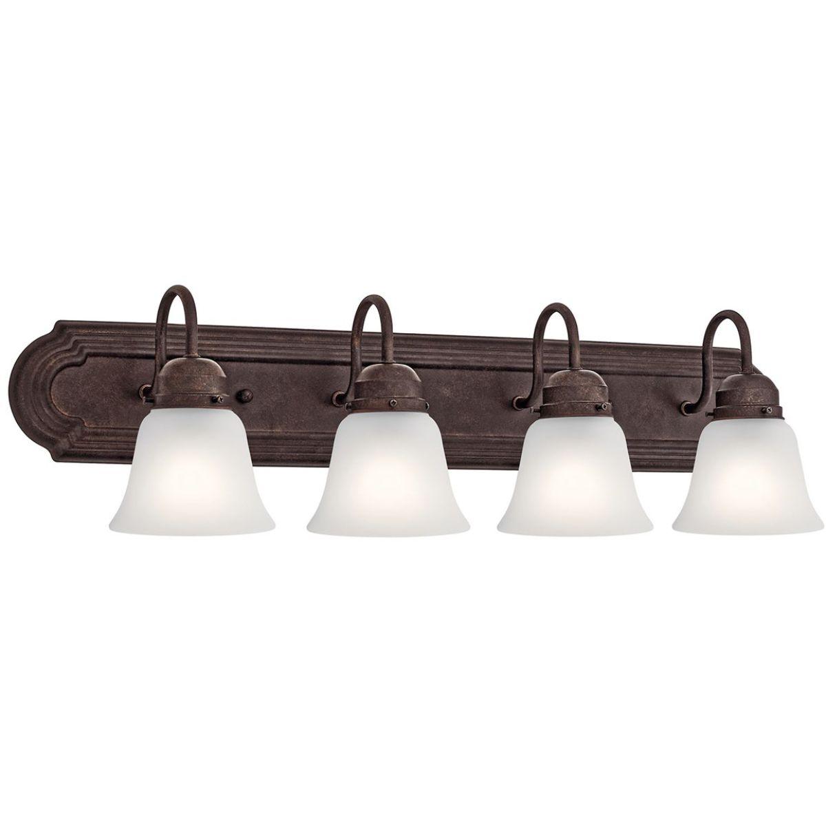 30 in. 4 Lights Vanity Light Bronze Finish - Bees Lighting