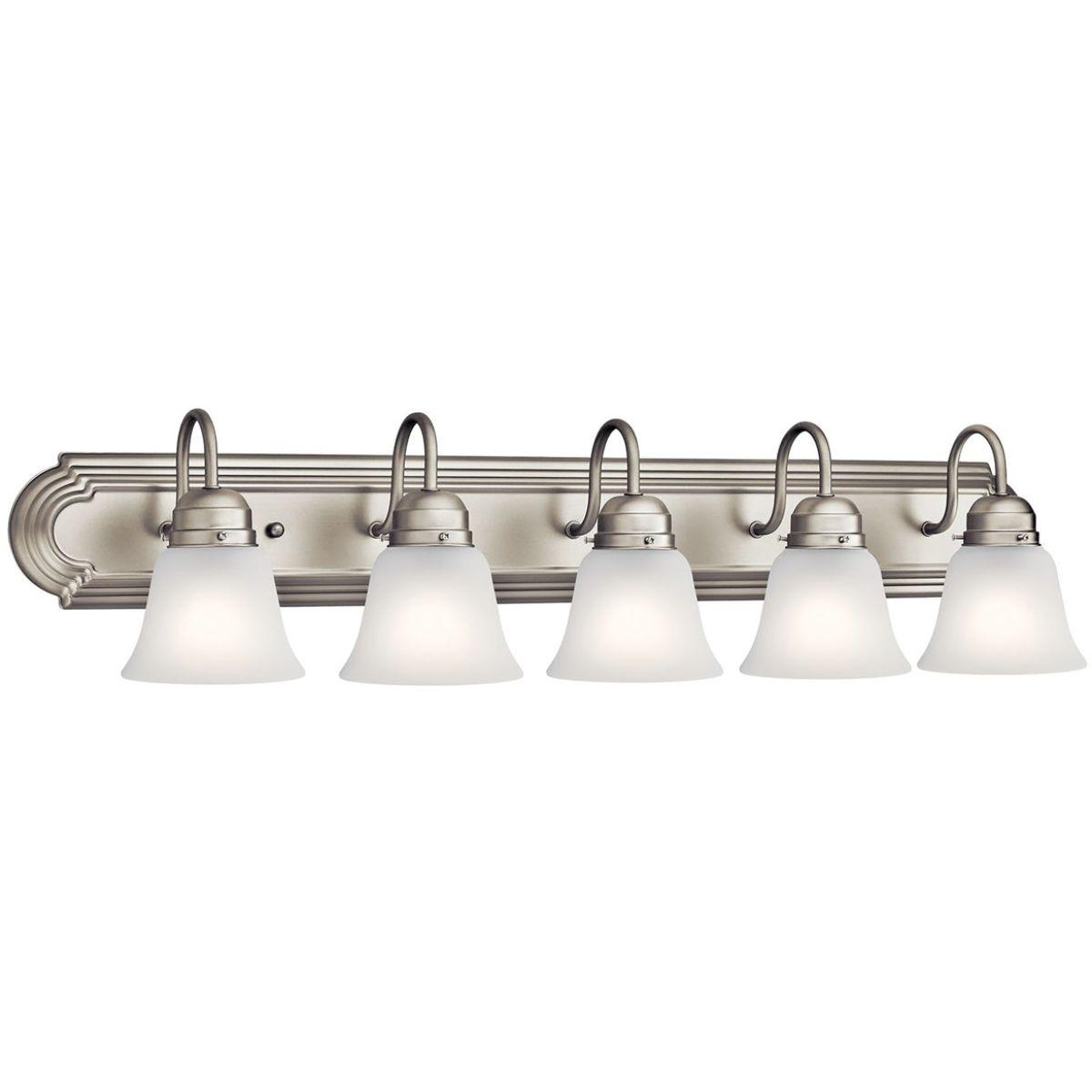 36 in. 5 Lights Vanity Light Nickel Finish - Bees Lighting