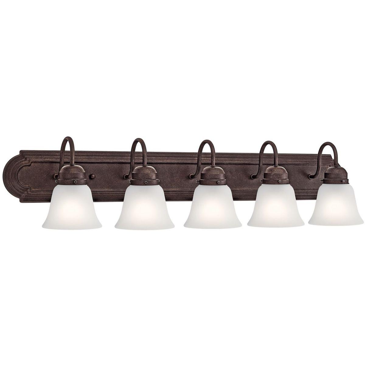 36 in. 5 Lights Vanity Light Bronze Finish - Bees Lighting