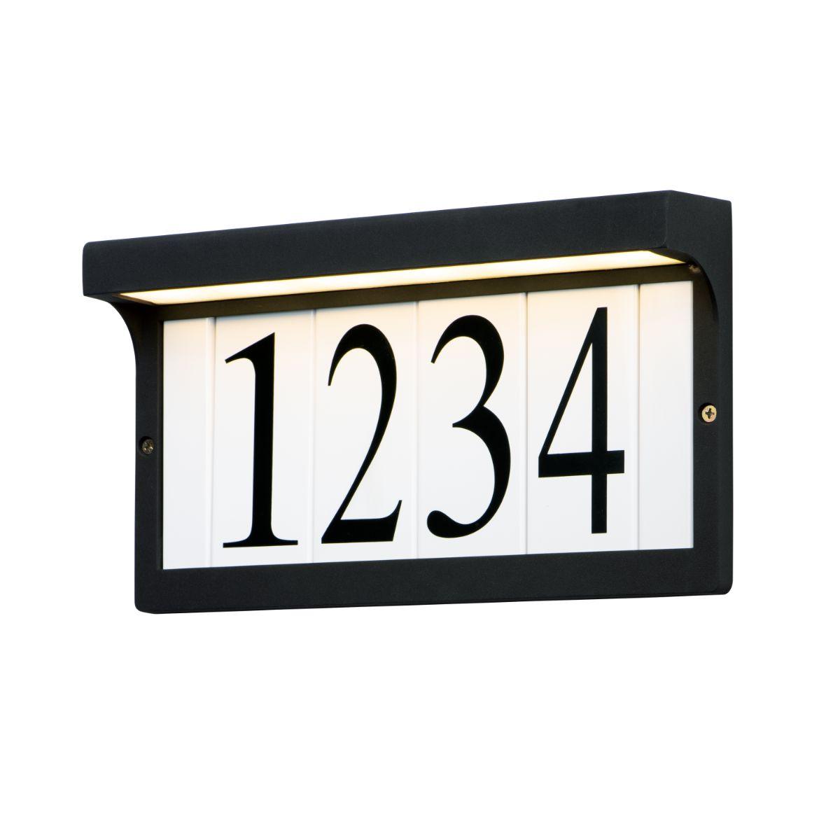 Address 13 in. Rectangular LED Lights frame 160 Lumens 3000K Black Finish - Bees Lighting