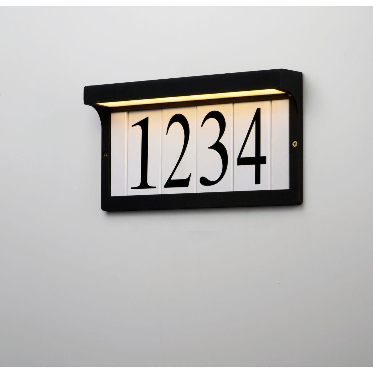 Address 13 in. Rectangular LED Lights frame 160 Lumens 3000K Black Finish - Bees Lighting