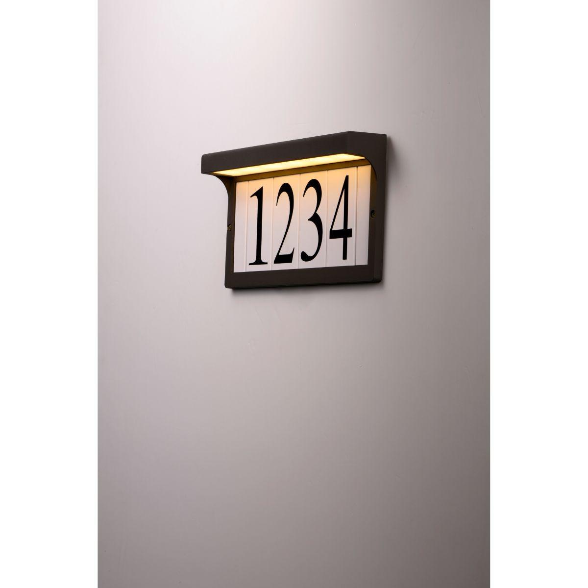 Address 13 in. Rectangular LED Lights frame 160 Lumens 3000K Bronze Finish - Bees Lighting