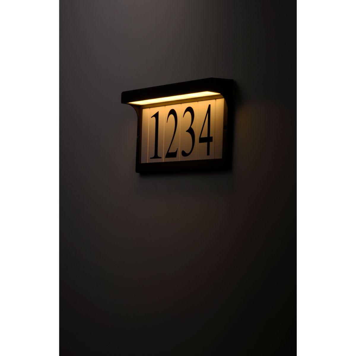 Address 13 in. Rectangular LED Lights frame 160 Lumens 3000K Bronze Finish - Bees Lighting